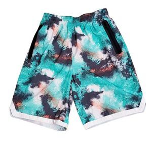 Reebok Boy's Sz 14/16 Athletic All Over Splatter Print Shorts